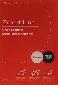 ExpertLine partener acreditat Canon